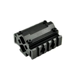 5 Slot Barrel Mount Tri Rail (total 15 Slots) For Diameter .51" to .78" Including AR-15 .750"
