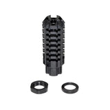Competition Grade Muzzle Brake Recoil Compensator For AR-15 .223/5.56 Nato, 1/2"x28 Thread, Steel With Black Phosphate Finish