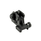 A2 Dual Aperture Rear Backup Sight For Ar15- Aluminum - Black