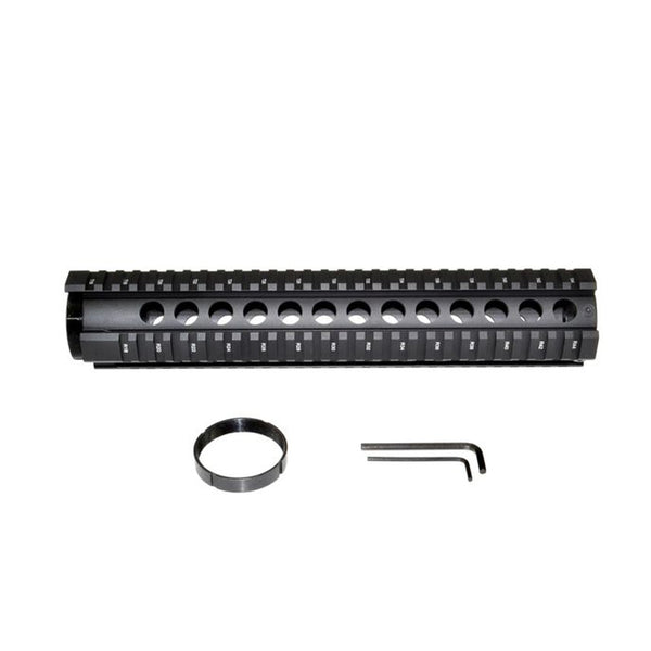 TACPOOL Enhanced AR-15 Free-Float Quad Rail Handguard 4/ 7/ 10/ 12 Inch
