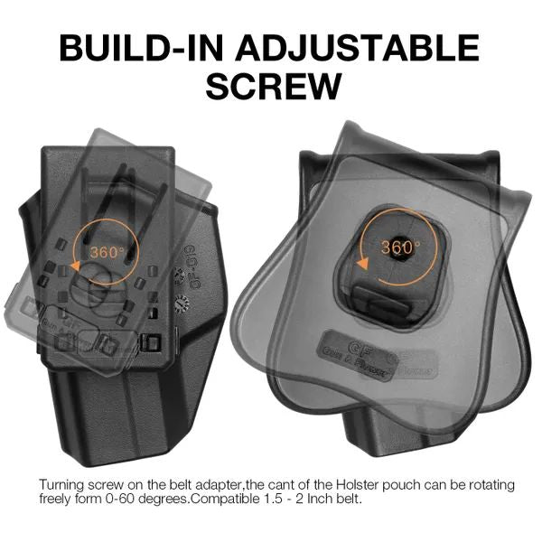 Pistol Holster for Glock 19/23/32, owb, Polymer Level Ii Retention