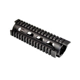 TACPOOL AR-15 Carbine Length 2 Piece Drop In Handguard Quad Rail with Extended Top Rail