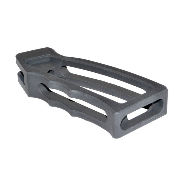 AR Skeletonized Rear Pistol Style Grip for AR's, Black Anodized Aluminum