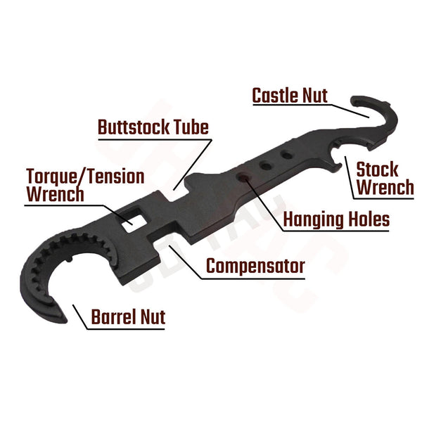 All-in-1 Gen 1 Armorer's Wrench Tool for AR-15 Gunsmithing