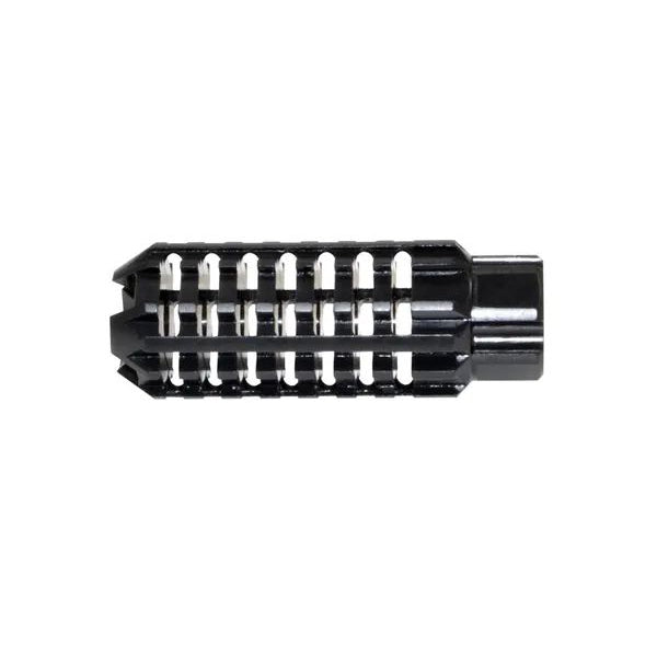 Competition Grade Muzzle Brake Recoil Compensator For AR-15 .223/5.56 Nato, 1/2"x28 Thread, Steel With Black Phosphate Finish