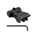 Rear Flip Up AR A2 Backup Sight For Picatinny Rail - Polymer - Black