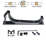 TACPOOL Skeletonized Lightweight Aluminum Hand Stop for M-LOK Slots