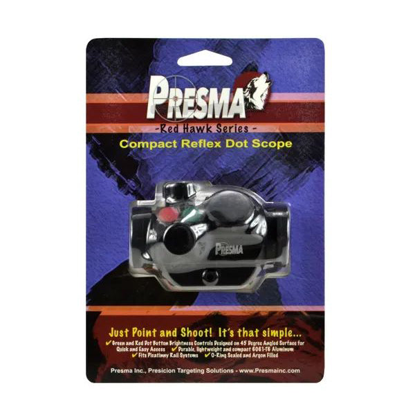 Presma® Red Hawk Series 20mm Compact Reflex Red/green Dot Scope
