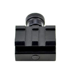Low Profile Scope Riser Mount - 2 Picatinny Accessory Slots - Aluminum - Black