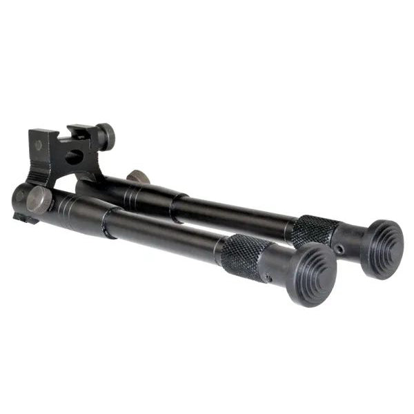 Tall Bipod For Picatinny Handguard Rail, Aluminum, Folding, Height Adjustable 9.75" To 12"
