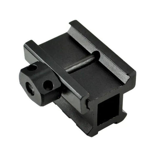 Riser Mount - Medium Profile 0.83" Height - 3 Picatinny Slots - Aluminum - Black