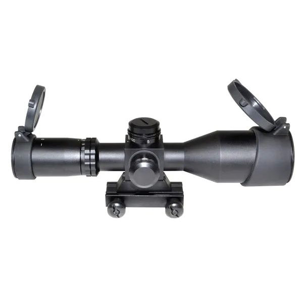 Eastvale 2.5-10x40 40mm Compact Rifle Scope W/ Mount Included, Red/green/black Mil-dot Reticle