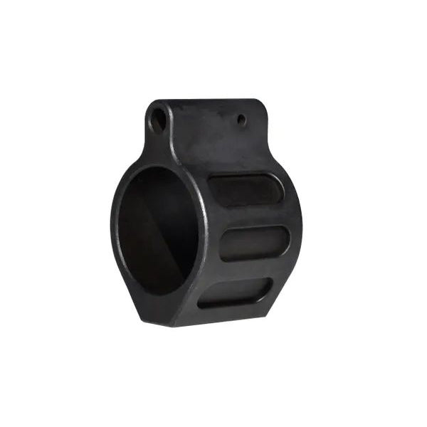 0.875" Low Profile Gas Block, Steel, Black