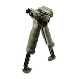 TACPOOL Heavy Duty Retractable Bipod Foregrip Adjustable Height