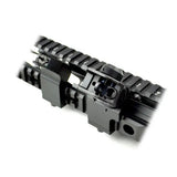 AR Front & Rear 45 Degree Offset A1 A2 Iron Sights - Aluminum - Black