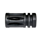 1/2x28 Bird Cage Muzzle Brake For AR-15, Steel, Black