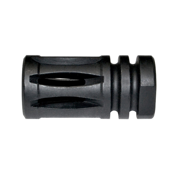 1/2x28 Bird Cage Muzzle Brake For AR-15, Steel, Black
