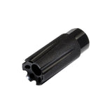 TACPOOL Competition Grade Muzzle Brake Recoil Compensator with Black Knurled Phosphate finish