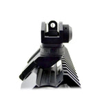 Front & Rear 45 Degree Offset Backup Sights - Polymer - Black / Tan