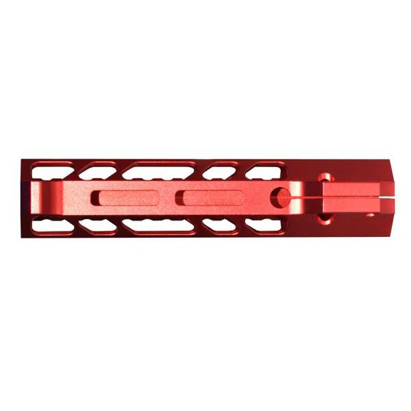 Super Slim 7" M-lok Free Float Handguard For AR-15 223/5.56 and AR Pistols, Red