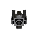 TACPOOL AR-15 Tri-Rail Front Sight Barrel Mount w/ Spacers, Aluminum, Black