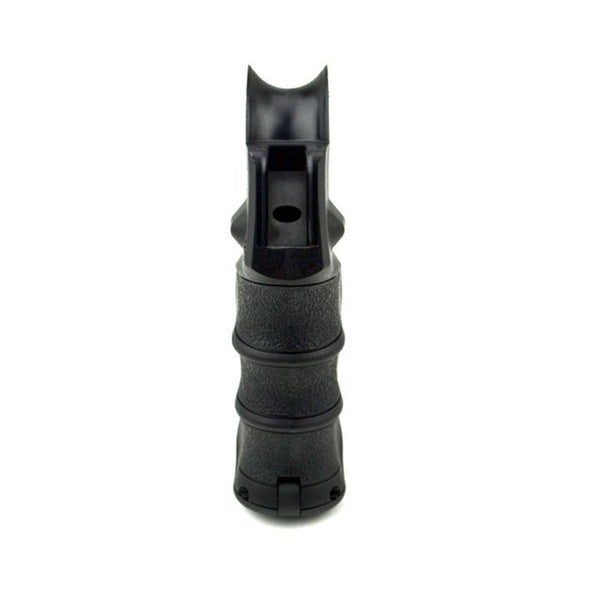 AR Style Fixed Polymer Pistol Rear Grip, Beavertail Designed with Storage