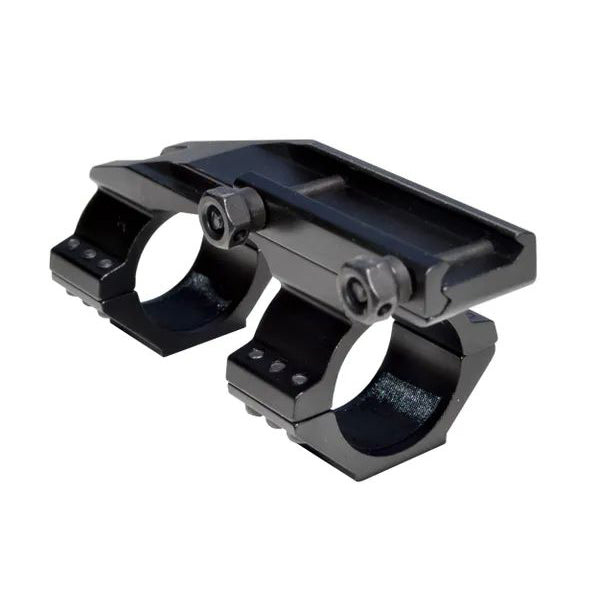 35mm High Profile One Piece Cantilever Offset Scope Mount - Aluminum - Black