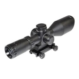 Eastvale 2.5-10x40 40mm Compact Rifle Scope W/ Mount Included, Red/green/black Mil-dot Reticle