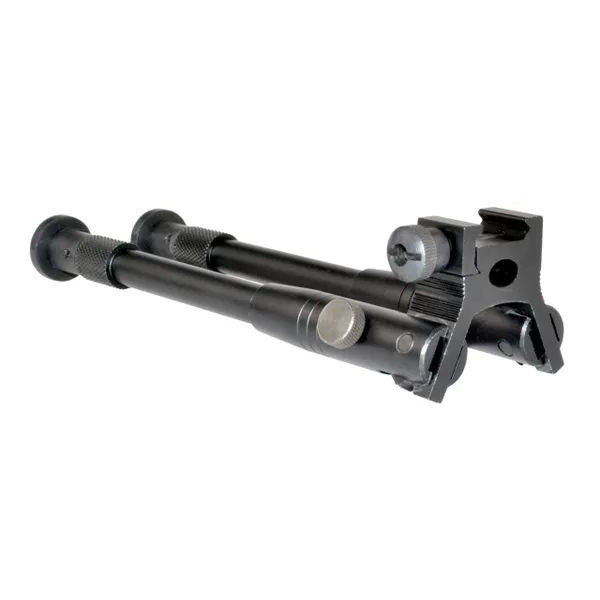 Tall Bipod For Picatinny Handguard Rail, Aluminum, Folding, Height Adjustable 9.75" To 12"
