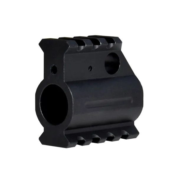 AR-15 High Profile 0.750" Railed Gas Block .223/5.56, Aluminum, Black