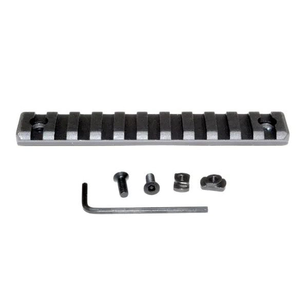M-lok To Picatinny Adapter Rail Kit (black) For Mlok Handguard Rails - 2 X 7 Slot, 1 X 11 Slots