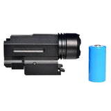 LED Tactical Light, 160 Lumens, Rail-mounted, Battery Included