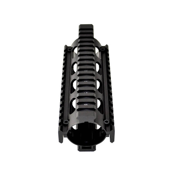 TACPOOL AR-15 Carbine Length 2 Piece Drop In Handguard Quad Rail with Extended Top Rail