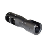 1/2x28 Muzzle Thread Adapter For Ruger 10/22, Aluminum, Black / Silver