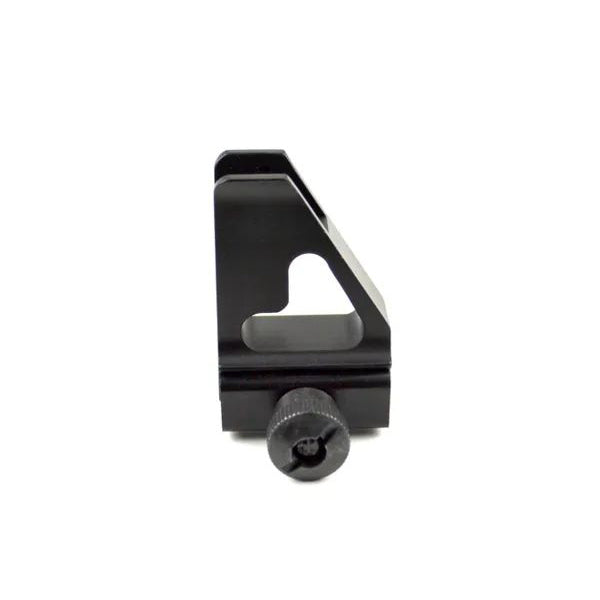 AR-15 Low Profile Receiver Height Flip-up Front Backup Sight For Picatinny Rail Or High Profile Gas Block - Aluminum - Black