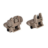 AR Flip-up Backup Sights Set, Tan