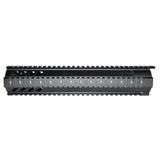 12" Free Float Quad Rail Handguard Forend W/ Extended Top Rail For AR-15 .223/5.56- Picatinny
