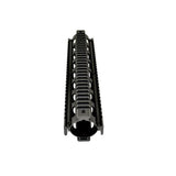 12" Rifle Length 2 Piece Drop-in Quad Rail Handguard Rail - Fits Round Handguard End Cap AR15 .223, Aluminum