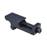 45 Degree Offset Picatinny Rail, Single Slot - Aluminum - Black