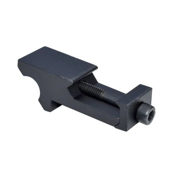 45 Degree Offset Picatinny Rail, Single Slot - Aluminum - Black