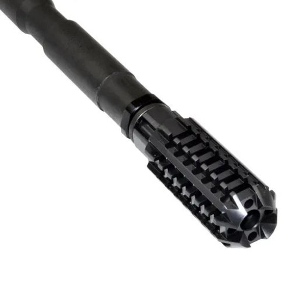 Competition Grade Muzzle Brake Recoil Compensator For AR-15 .223/5.56 Nato, 1/2"x28 Thread, Steel With Black Phosphate Finish
