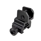 AR Rear Backup Sight, Flip-up - Aluminum - Black