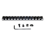 M-lok to Picatinny Adapter Rail Kit (black) For Mlok Handguard Rails - 1 X 5 Slot, 1 X 7 Slot, 1 X 9 Slot, 1 X 11 Slot, 1 X 13 Slot