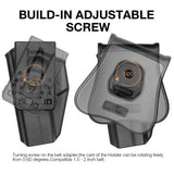 Pistol Holster For Glock 17/22/31 Gen 1-5, Owb, Nylon Pa66