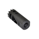 Steel Competition Grade Muzzle Brake Recoil Compensator For AR 10 .308/7.62 Nato, 5/8"x24 Thread, Gunmetal Black