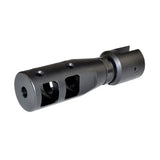 1/2x28 Muzzle Thread Adapter For Ruger 10/22, Aluminum, Black / Silver