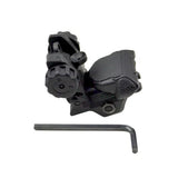 Rear Flip Up AR A2 Backup Sight For Picatinny Rail - Polymer - Black