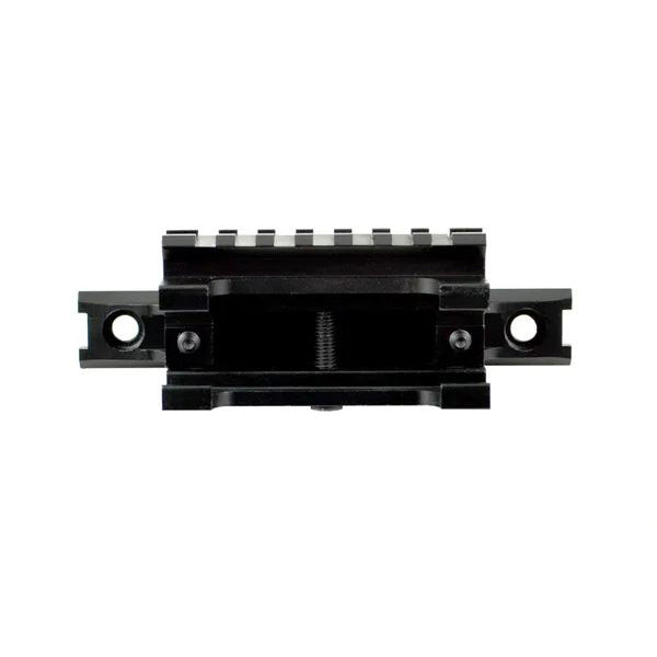 Aftermarket Claw Mount For Hk Mp5 G3 + Variants - Claw Mount Dual Picatinny Rail Mount - 19 Slots - Aluminum - Black