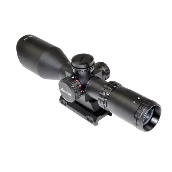 Eastvale 2.5-10x40 40mm Compact Rifle Scope W/ Mount Included, Red/green/black Mil-dot Reticle