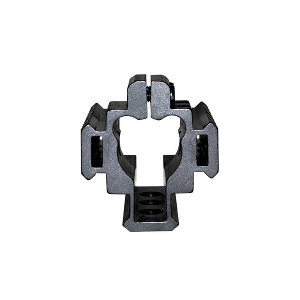 TACPOOL AR-15 Tri-Rail Front Sight Barrel Mount w/ Spacers, Aluminum, Black